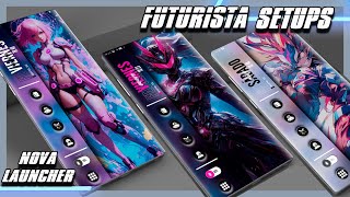 PERSONALIZACIÓN FUTURISTA /SETUP ANDROID Nova Launcher  Como transformar tu móvil al MAXIMO GRATIS