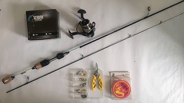 900k  Bộ Cần Câu Máy Xịn - Bộ Cần Câu Lure Cá Suối Cực Phê |  Combo 12 - Fishing of catch