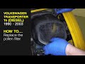 Volkswagen Transporter T4 (1990 - 2003) - Pollen filter replacement