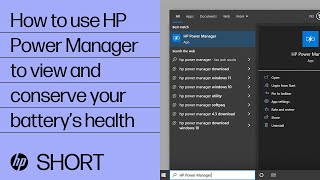 How to use HP Power Manager to view and conserve your battery’s health | HP Support screenshot 3