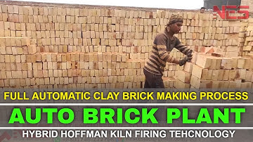 Full Auto Clay Brick Making Process, Latest Hybrid Hoffman Kiln Firing in Bangladesh