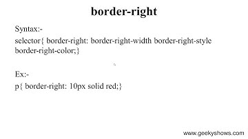 border right in CSS (Hindi)