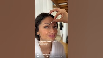 LAMINATED BROWS IN MINUTES #elevatebrows #lashartisanbeauty #diybrowlamination #browtutorial #shorts