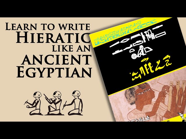 Learn to write hieratic like an ancient Egyptian class=