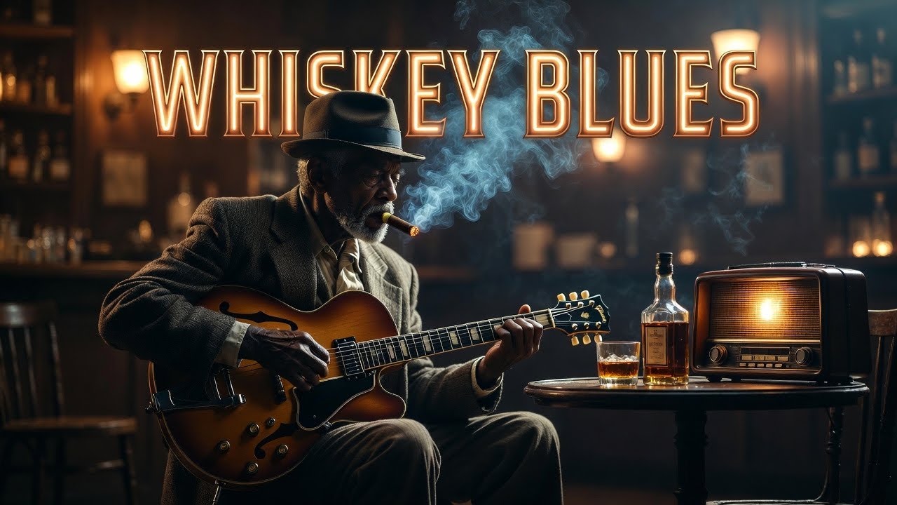 Smoky Midnight Blues 🎸 | Whiskey, 🥃 Regret & Neon Nights 🌙