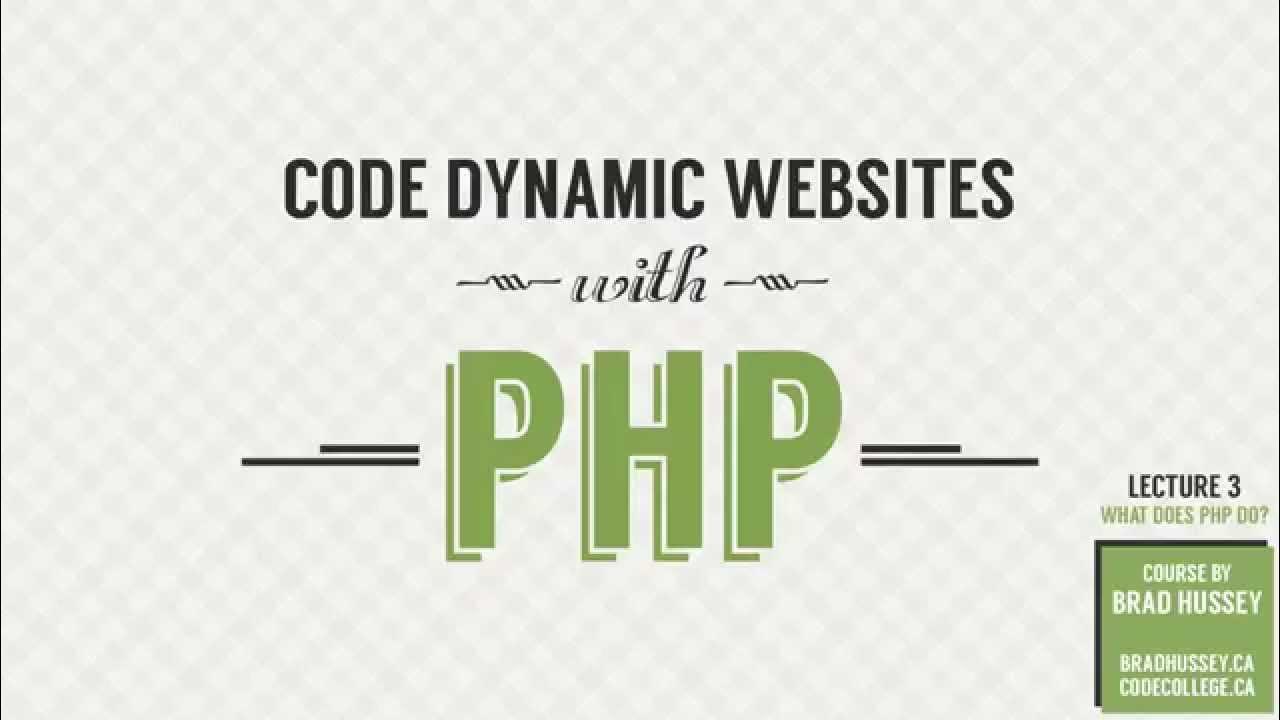Dynamic code. Learning php, mysql &amp; javascript: a step-by-step guide to creating dynamic websites.