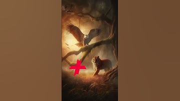 🔥 "Tiger + Eagle Hybrid! The Ultimate Predator Revealed!" 🐅🦅 #hybridanimals #shorts #animals