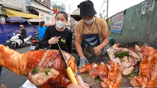 Ăn Giò Heo Quay Lá Mắc Mật 260k đến 300k Da Vàng Giòn Rụm Siêu Ngon ở Sài Gòn