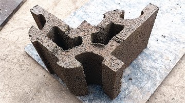 Small V5 cement habiterra block making machinery to produce concrete hollow interlocking bricks