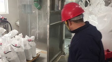 Lithium hydroxide Lithium carbonate bulk jumbo super bag packing system