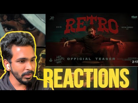 RETRO - Title Teaser  REACTION 🔥👺| Suriya | Karthik Subbaraj | Pooja Hegde | SanthoshNarayanan