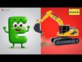ABC Construction Vehicles Song🚜 | Learn Construction Machines A to Z | Educational Kids Song | #abcd
