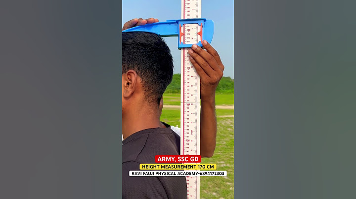 Height Measurement 170Cm #indianarmy #sscgd2024 #shorts