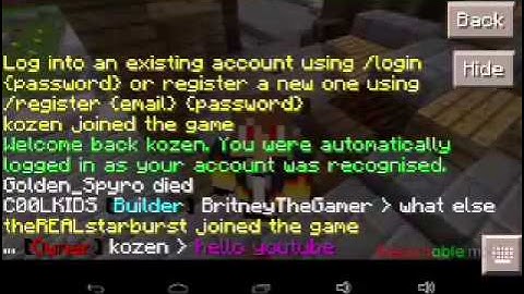 How to use color text in Minecraft pocked edition