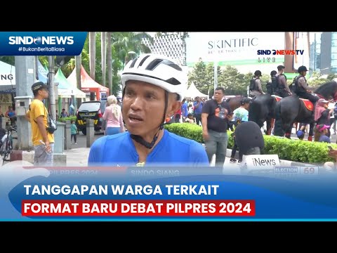 Warga Tanggapi Terkait Format Baru Debat Pilpres 2024