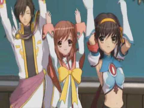 SOS Brigade Dance IN 3D - Suzumiya Haruhi Hare Hare Yukai Full Dance and Full Song