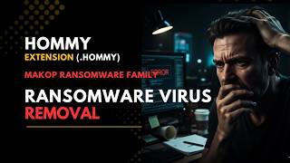 || SOLVED ✅🔘|| Hommy (.hommy) Makop family Ransomware Virus - removal and decryption