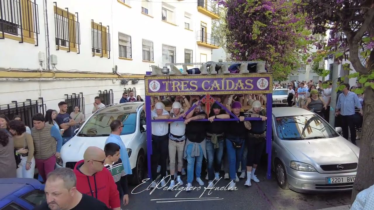 ENSAYO SOLIDARIO DE LAS TRES CAÍDAS CON LA BCT JESUS NAZARENO DE HUELVA 2024