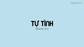 [ KARAOKE ] Tự Tình - Quang Huy | Beat chuẩn