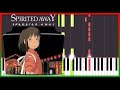 Spirited Away -The Name of the Life | Piano Sheet