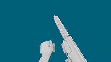Low Poly Assault Rifle Gun Reload Animation - Mk18