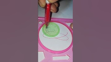 Mesmerizing Spirograph Art: Watch This Viral Video Now! #spirograph #shorts