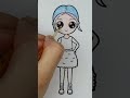Cute Girl Doll &amp; Summer Outfit #shorts #kidsvideo #nurseryrhymes #toddlers Drawing Painting Coloring