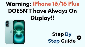 Warning: iPhone 16/16 Plus DOESN
