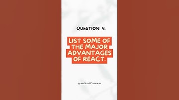 Major Advantages of React - Explained! #shorts #ytshorts #codewithchitra