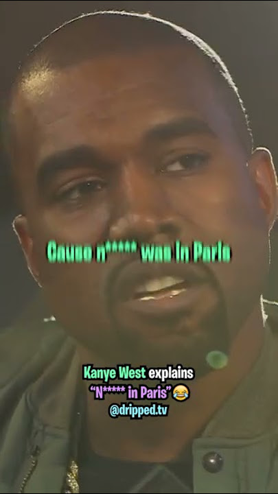 Kanye West Explains 'N***** in Paris' 😂