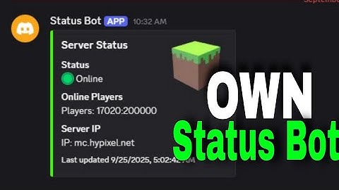 Create Minecraft Server Status System | No Code Needed | NestBot