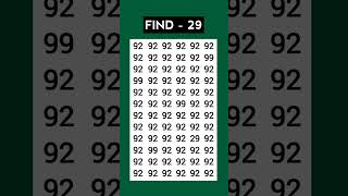 This Hidden Number Challenge is HARDER Than it Looks #shorts #puzzle #test