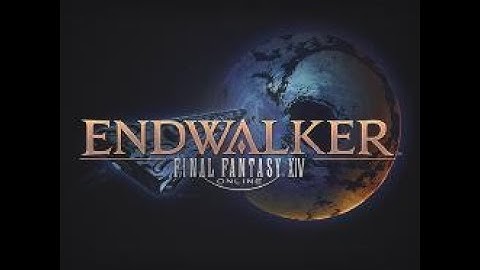 FINAL FANTASY XIV: Endwalker title screen + opening video