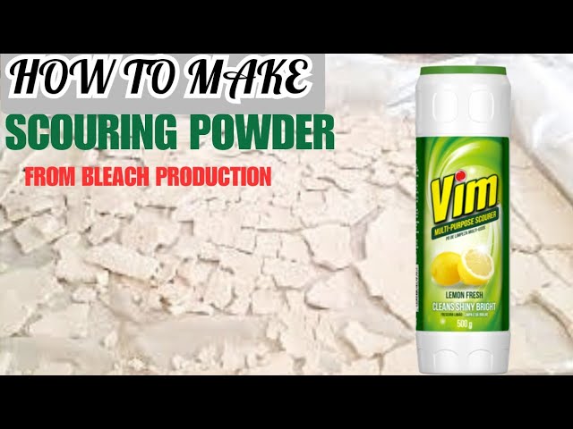 How to make Scouring Powder (Vim) from Bleach production 