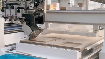 Multifunctional five-axis CNC wood router saw blade cutting machine density board cutting
