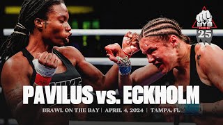 Full Bare Knuckle Women's Fight: Jaica Pavilus vs. Randine Eckholm BYB 25