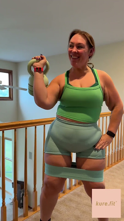 🍑 Booty Day = Handled | Adjustable Kettlebell   Band #HomeWorkout
