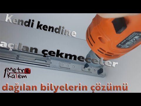 Çekmece rayı nasıl değiştirilir? (çekmece tamir tüyoları)