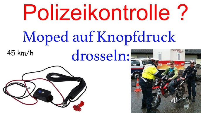 Roller Drehzahlbegrenzer Kabel an der Steckverbindung verlängern und mit  Schalter versehen? (Strom, Tuning)