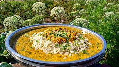 Dal Palak and Jeera Rice Recipe | Healthy Indian Food | Indian village Recipes