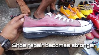 How to repair damaged shoe soles