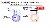 理科 小６ ものの燃え方と空気 Youtube
