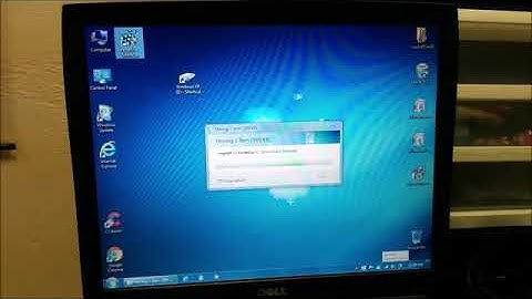 Destroying Windows 7 on an actual computer!