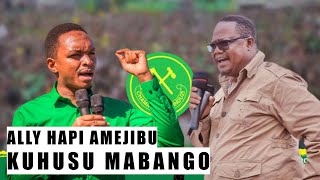 WATAKA HELA MAMA AMEWAPA SASA MNATAKA NINI /WANATUMIA PESA ZA MAMA ALLY HAPI#CCM