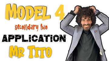 Model 4 application | second term | secondary 2 | مستر محمد خضر