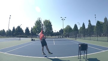 Tennis TOP SPIN Serve instruction (intermediate-advance level) - USPTA Elite Pro Viet Tran