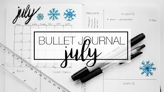 July Bullet Journal - Plan & Organise With Me