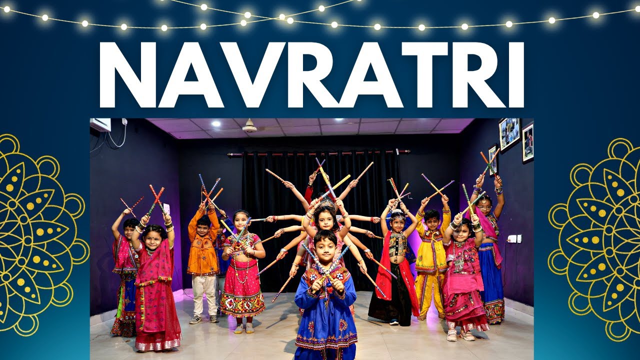 Navratri Mashup | Dance Cover | Garba Mix | Kids | Pds&family