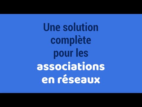 AssoConnect, logiciel de gestion pour les Associations en Réseaux