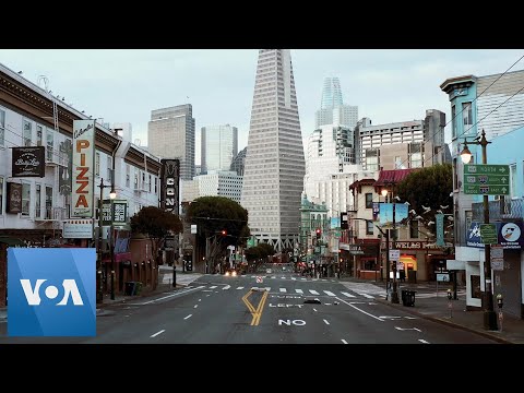 Coronavirus: Drone Footage of San Francisco's Empty Streets